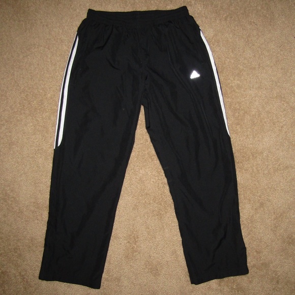adidas Other - Adidas Running Pants Training Black White Sz Med